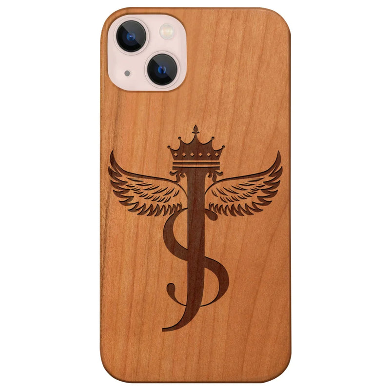 Monogram Personalize Initial Wood Phone Case - Personalized Gift For Valentine´s Day