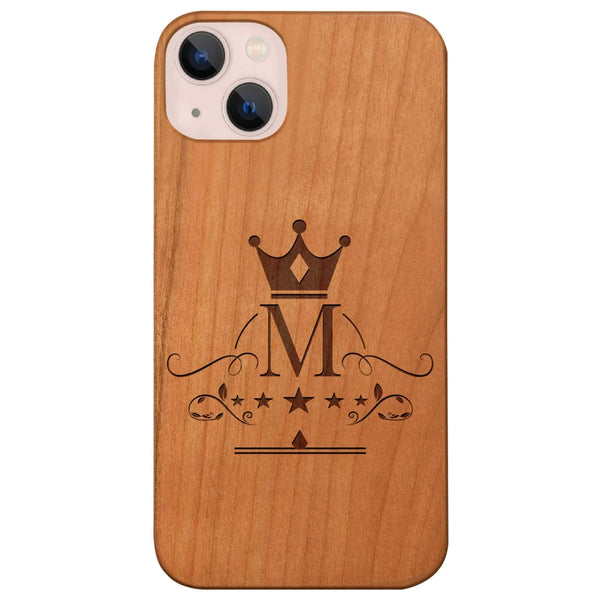 Monogram Custom Initial Wood Phone Case - Personalized Gift For Your Loved Ones