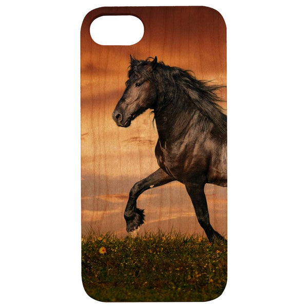 Horse 3 - UV Color Printed Wood Phone Case
