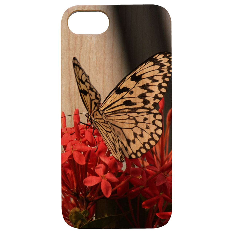 Butterfly - UV Color Printed Wood Phone Case