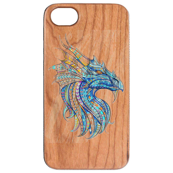 Dragon Head - UV Color Printed Wood Phone Case