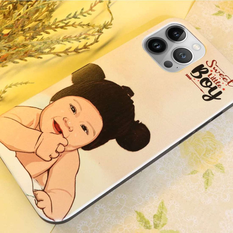 Cartoon Yourself Customize Wood Phone Case