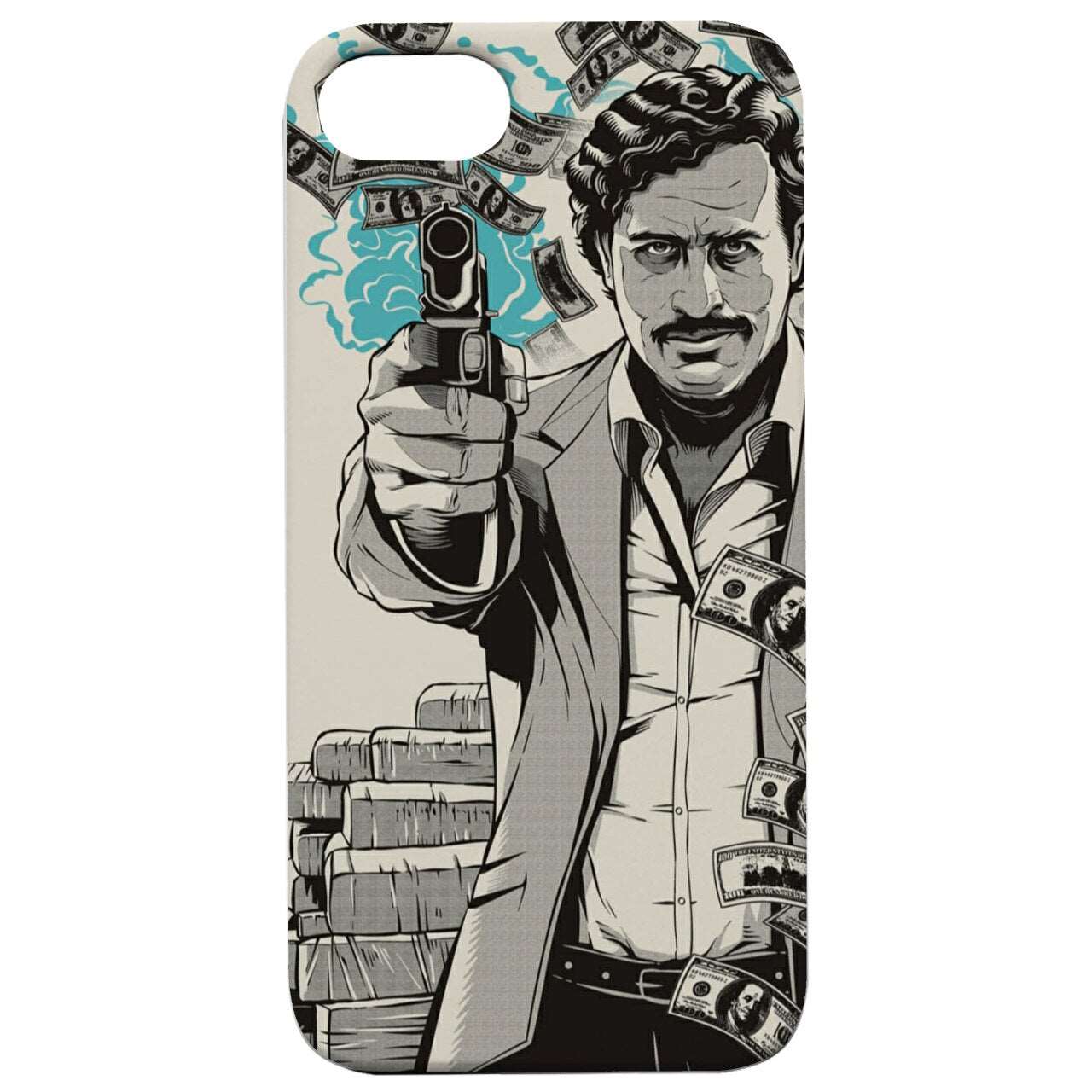 Escobar Life - UV Color Printed Wood Phone Case
