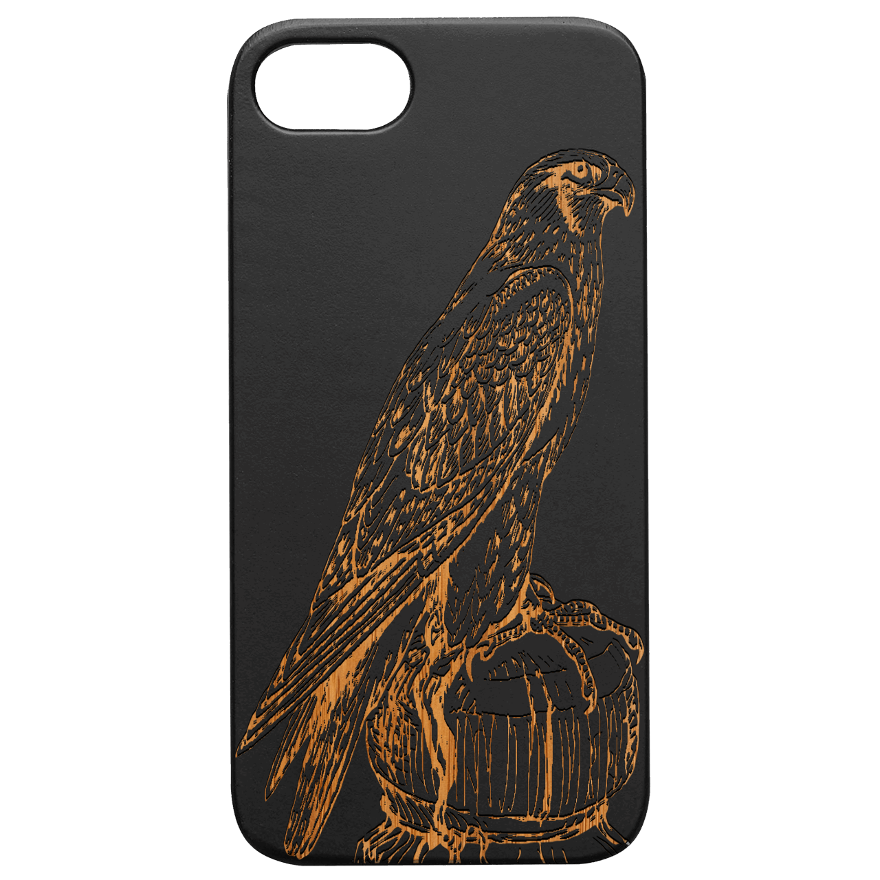Falcon - Engraved Wood Phone Case