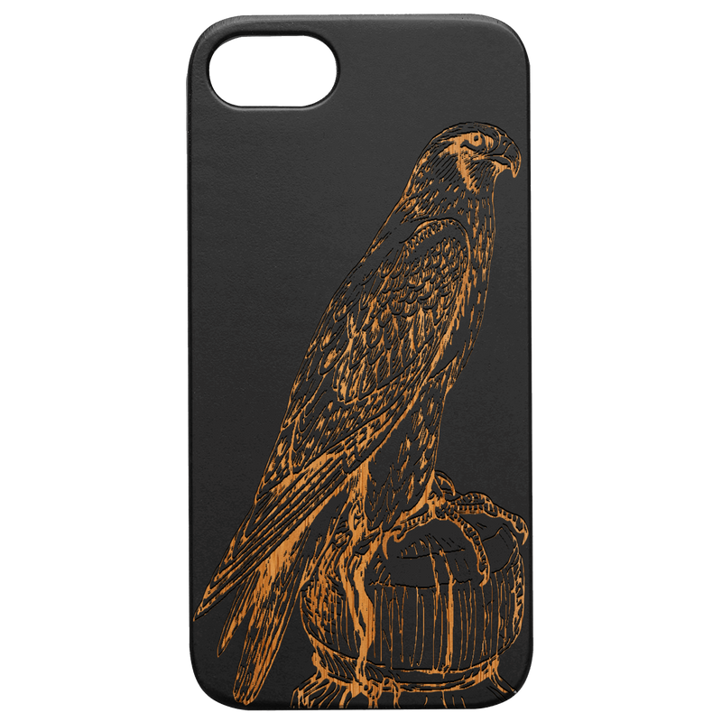Falcon - Engraved Wood Phone Case