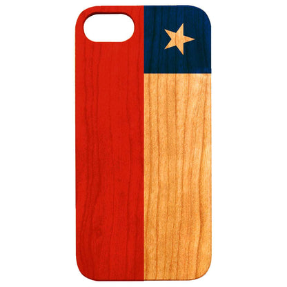 Flag Chile - UV Color Printed Wood Phone Case