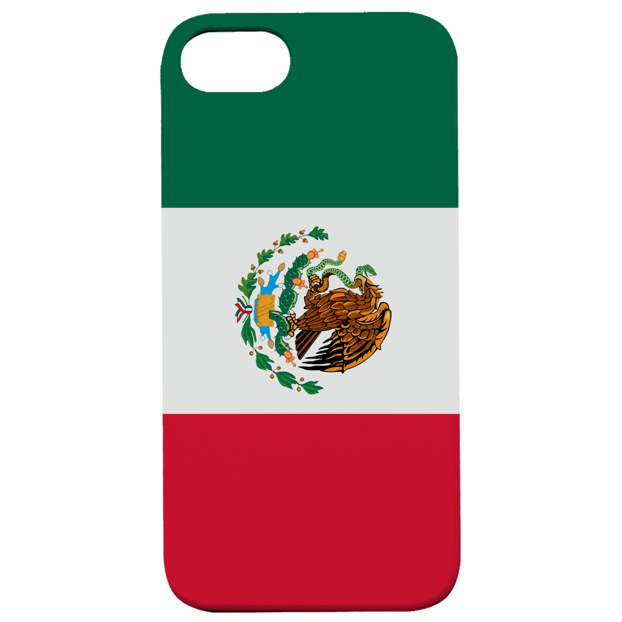 Flag Mexico - UV Color Printed Wood Phone Case
