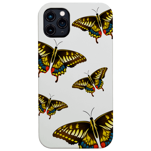 Colorful Butterfly - UV Color Printed Wood Phone Case