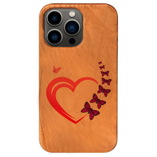 Butterfly Heart - UV Color Printed Phone Case