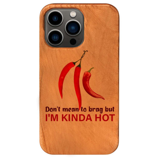 Chilli Pepper - UV Color Printed Wood Phone Case