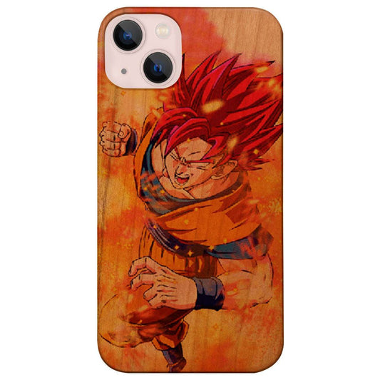 Dragon Ball Z Japanese Animated Series 2 - UV Color Printed Wood Phone Case