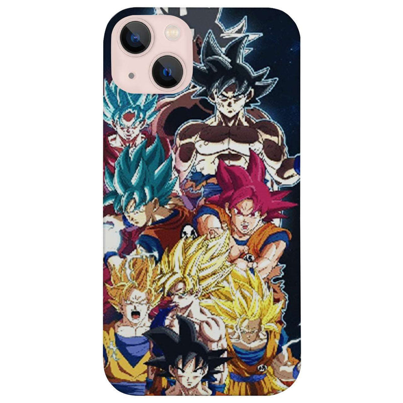 All Forms of Goku 2 - UV Color Printed Phone Case