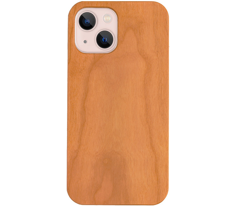 Customize iPhone 14 Wood Phone Case - Upload Your Photo and Design