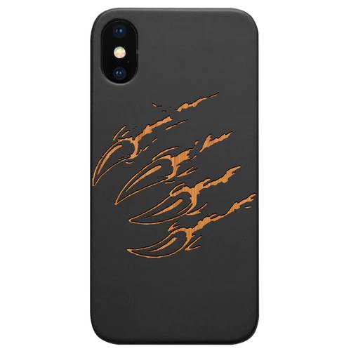 Bear Claw - Engraved Wood Phone Case