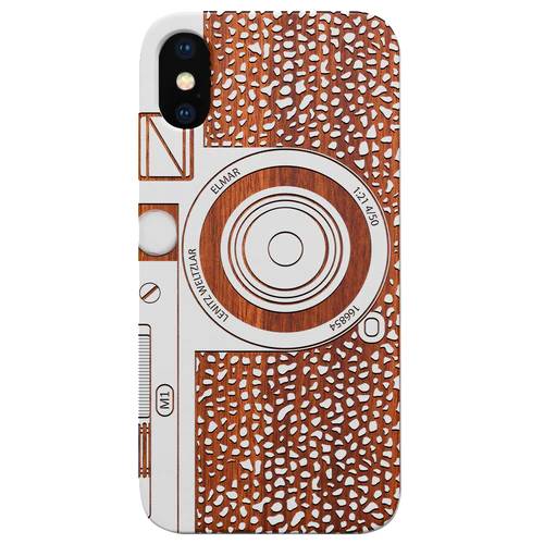 Camera - Engraved Wood Phone Case
