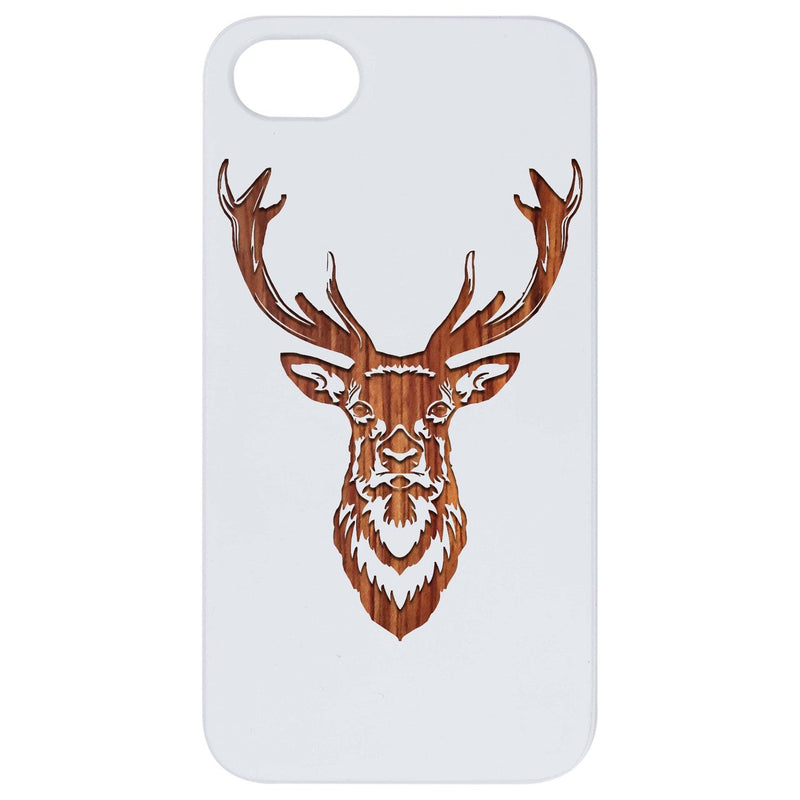 Deer 2 - Engraved Wood Phone Case