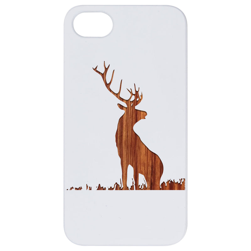 Deer 1 - Engraved Wood Phone Case