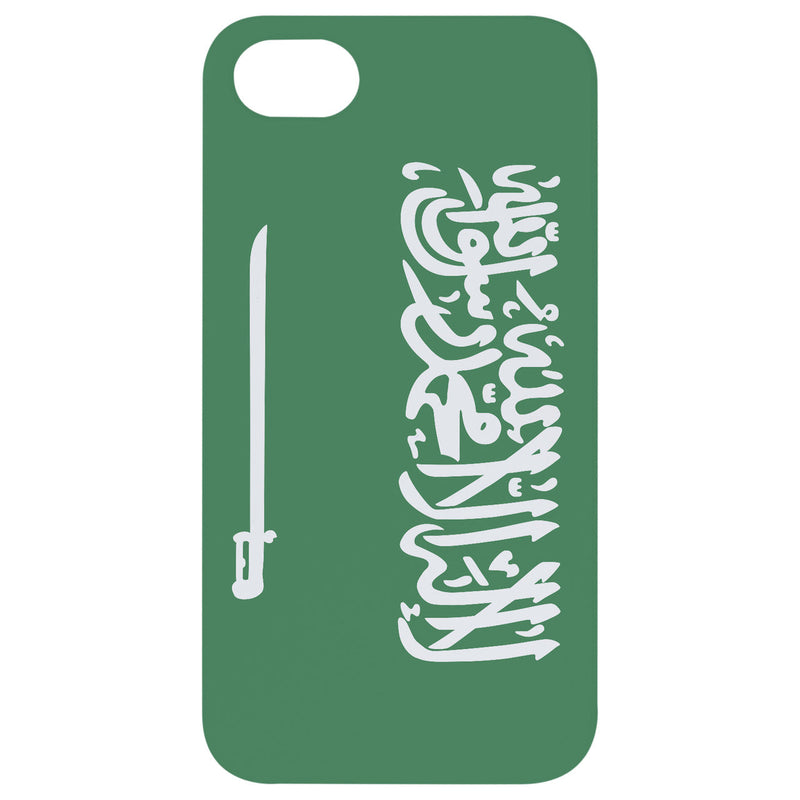 Flag Saudi Arabia - UV Color Printed Wood Phone Case