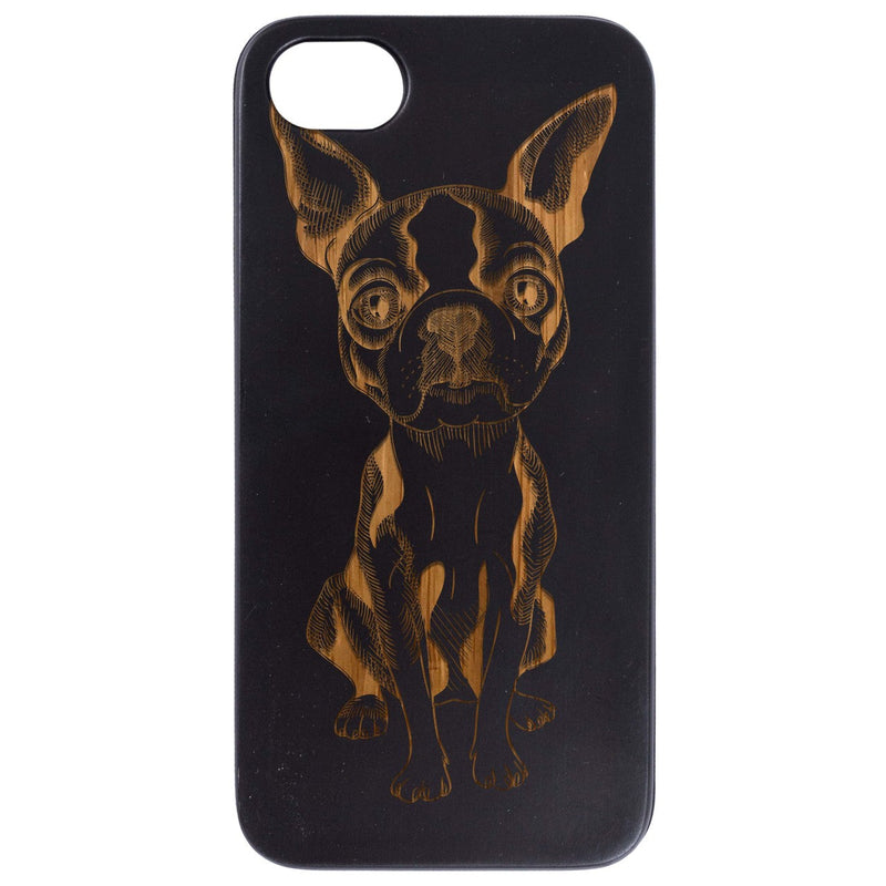 French Bulldog - Engraved Wood Phone Case