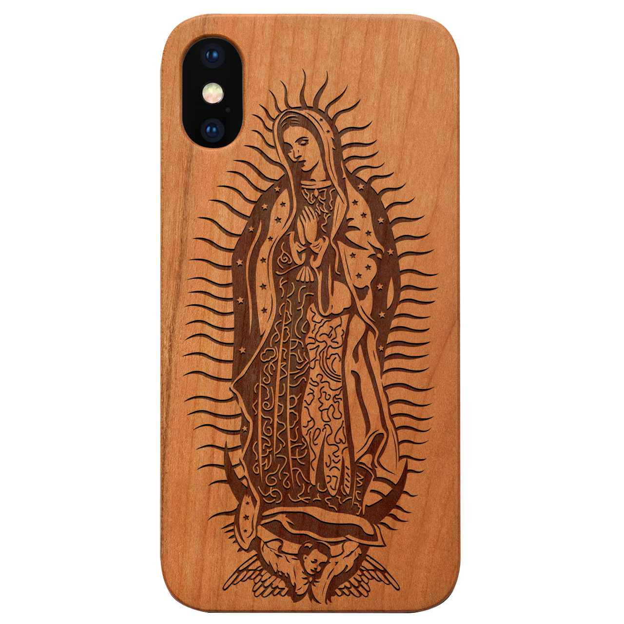 Guadalupe - Engraved Wood Phone Case