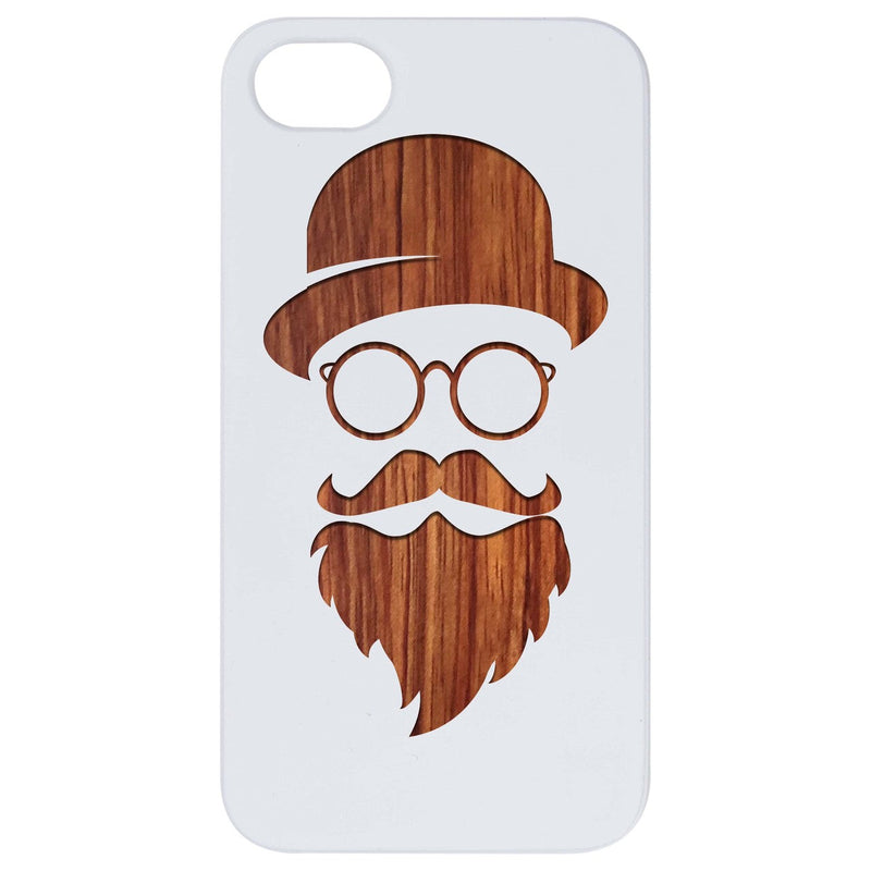 Hollow Man - Engraved Wood Phone Case