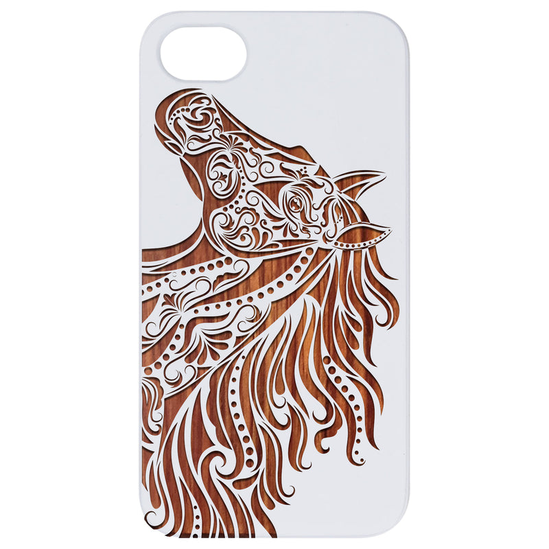 Horse Head - Engraved Wood Phone Case