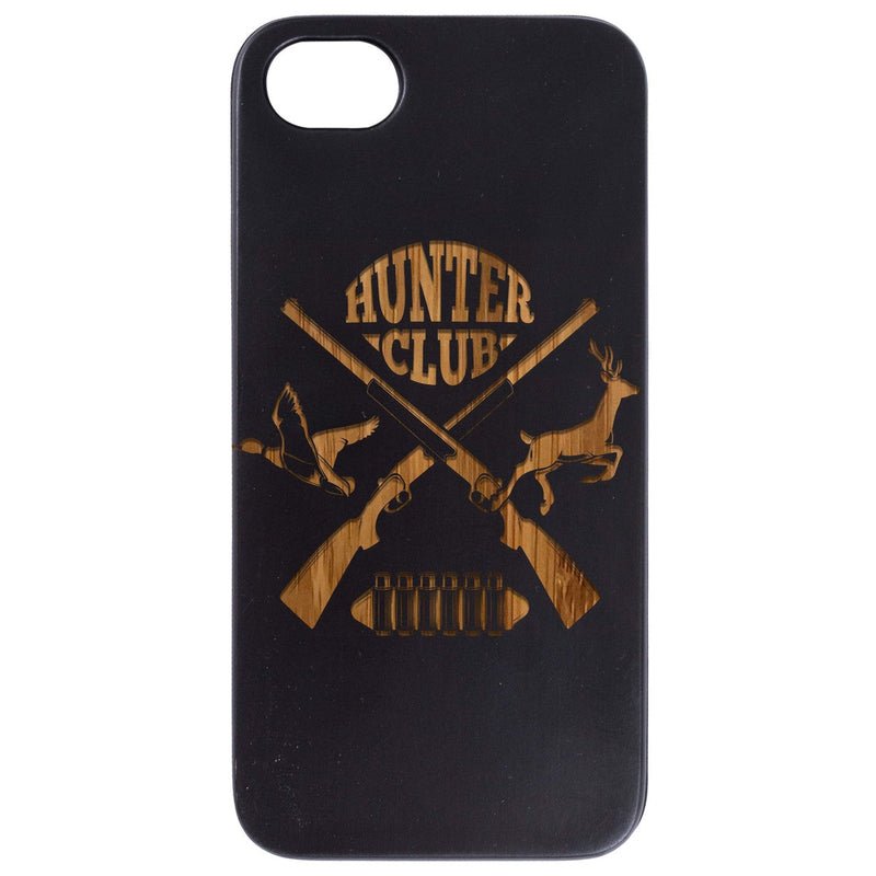 Hunter Club - Engraved Wood Phone Case