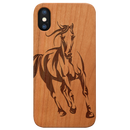 Horse 1 - Engraved Wood Phone Case