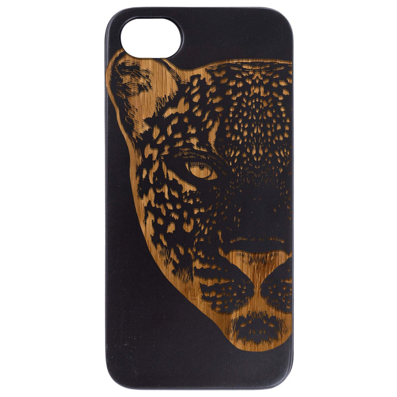 Leopard - Engraved Wood Phone Case