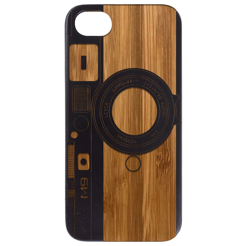 M9 Camera - Engraved Wood Phone Case