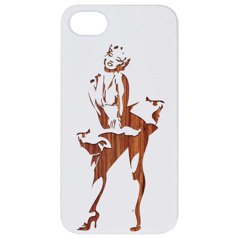 Marilyn Monroe 2 - Engraved Wood Phone Case