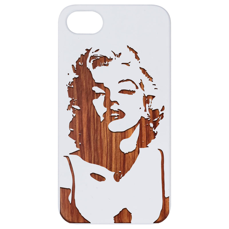 Marilyn Monroe 1 - Engraved Wood Phone Case