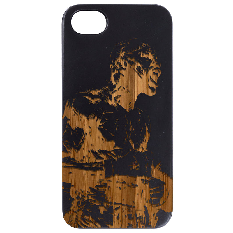 Floyd Mayweather - Engraved Wood Phone Case