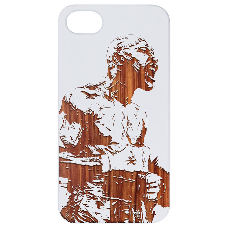 Floyd Mayweather - Engraved Wood Phone Case