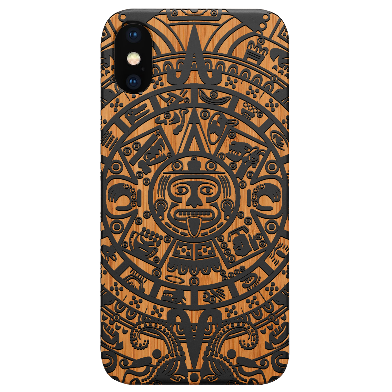 Mayan Calendar 1 - Engraved Wood Phone Case