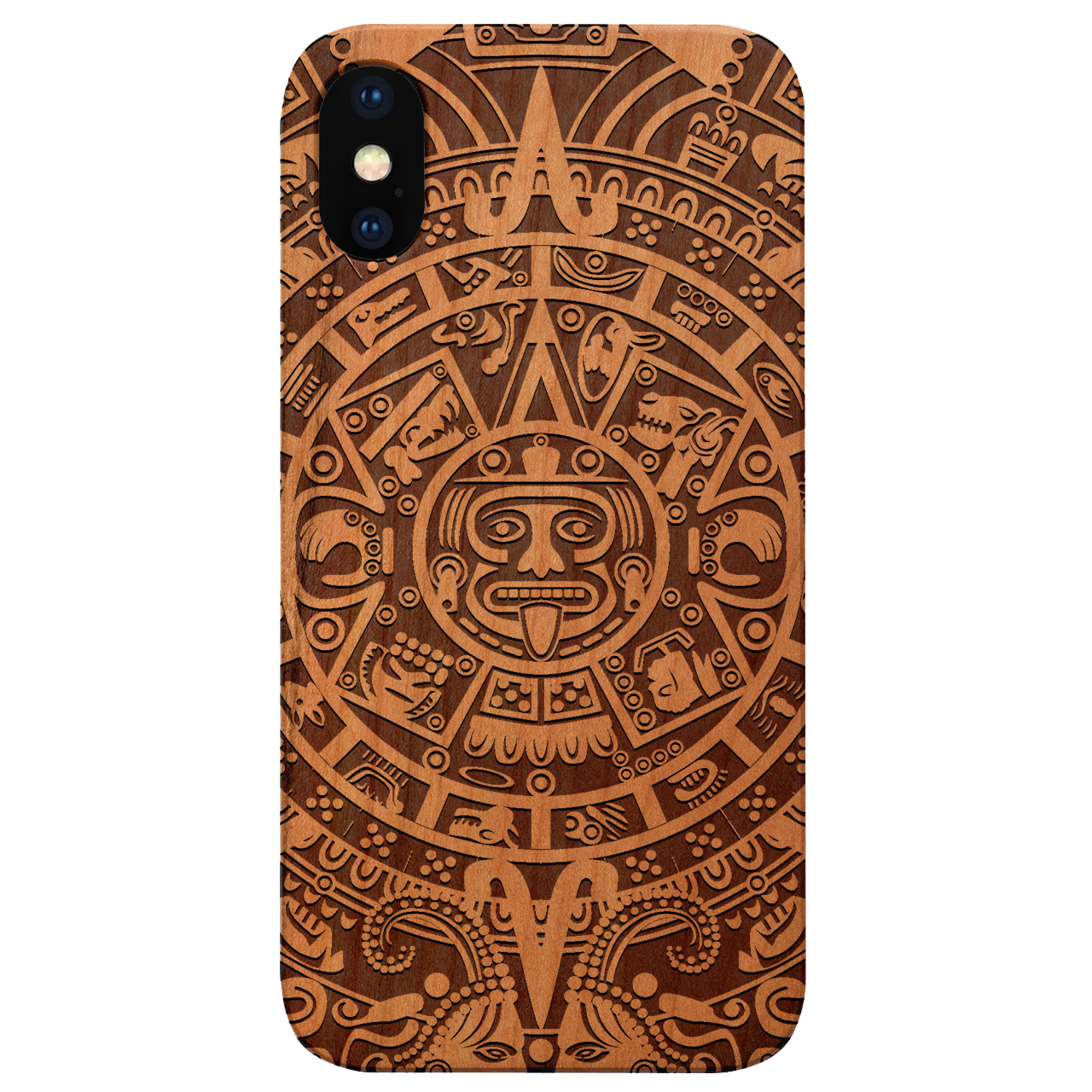 Mayan Calendar 1 - Engraved Wood Phone Case