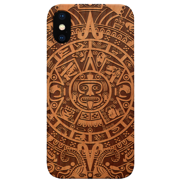 Mayan Calendar 1 - Engraved Wood Phone Case