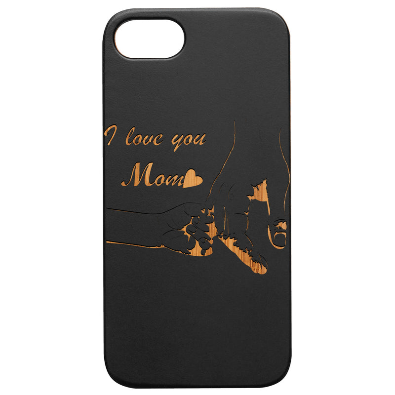 Happy Mother's Day 1 - Engraved Wood Phone Case