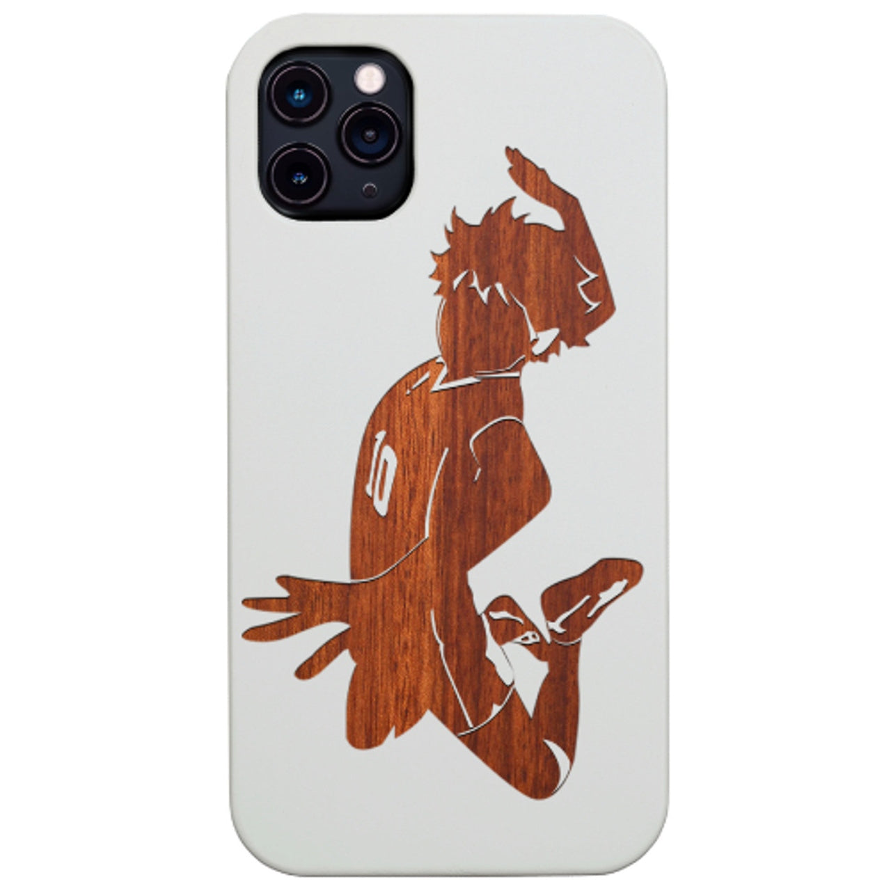 Haikyuu Hinata Minimalist - Engraved Wood Phone Case