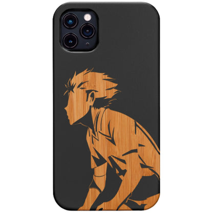 Running - Engraved Wood Phone Case