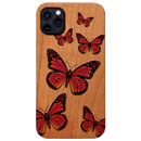 Pinky Butterfly - UV Color Printed Wood Phone Case