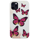 Pinky Butterfly - UV Color Printed Wood Phone Case