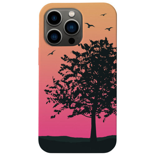 Tree 4 - UV Color Printed Wood Phone Case