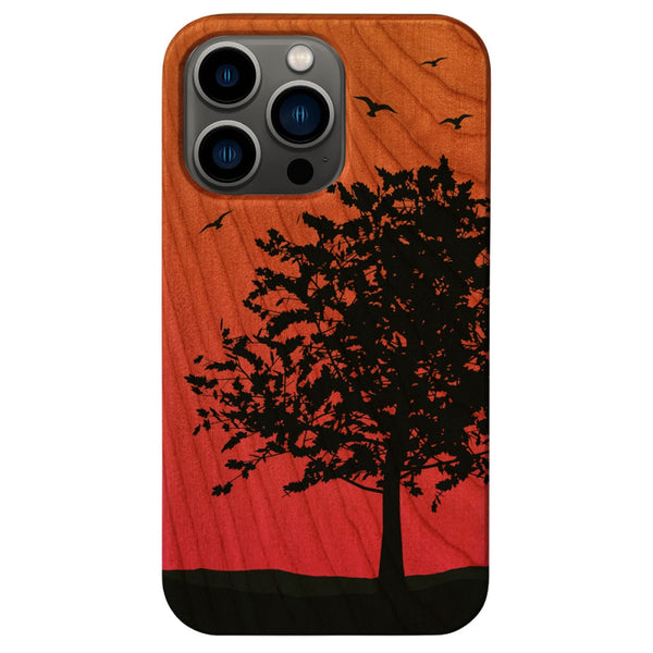 Tree 4 - UV Color Printed Wood Phone Case