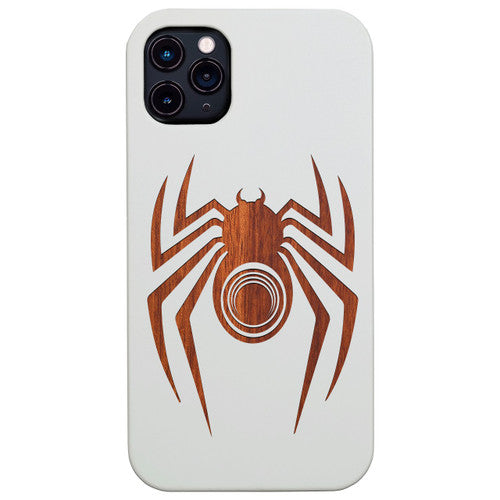 Spider 2 - Engraved Wood Phone Case