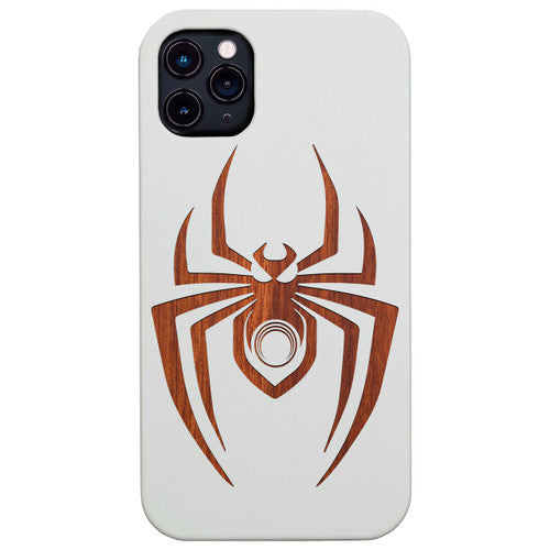Spider 3 - Engraved Wood Phone Case