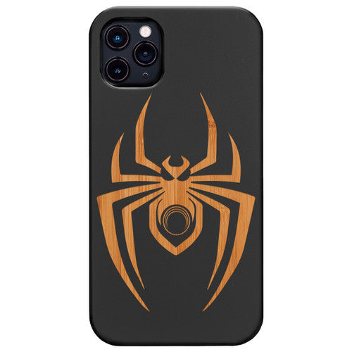 Spider 3 - Engraved Wood Phone Case
