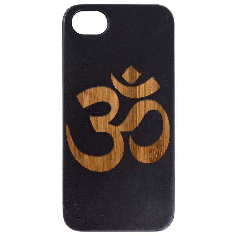 Om - Engraved Wood Phone Case