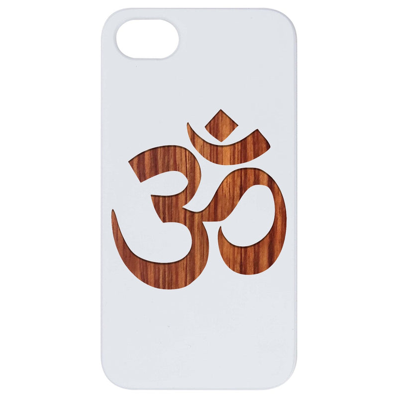 Om - Engraved Wood Phone Case