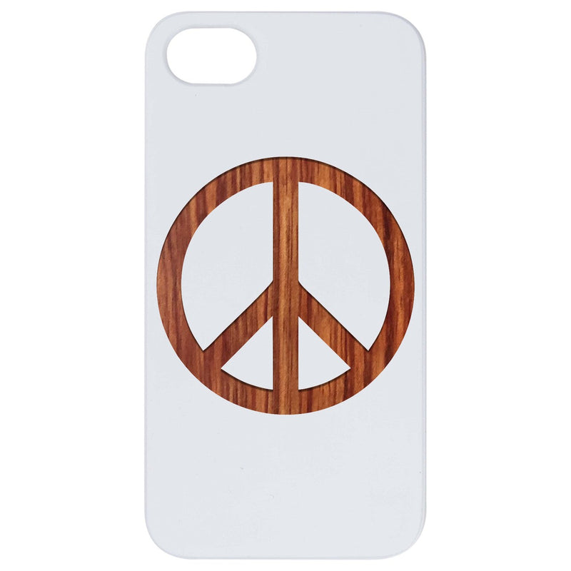 Peace - Engraved Wood Phone Case